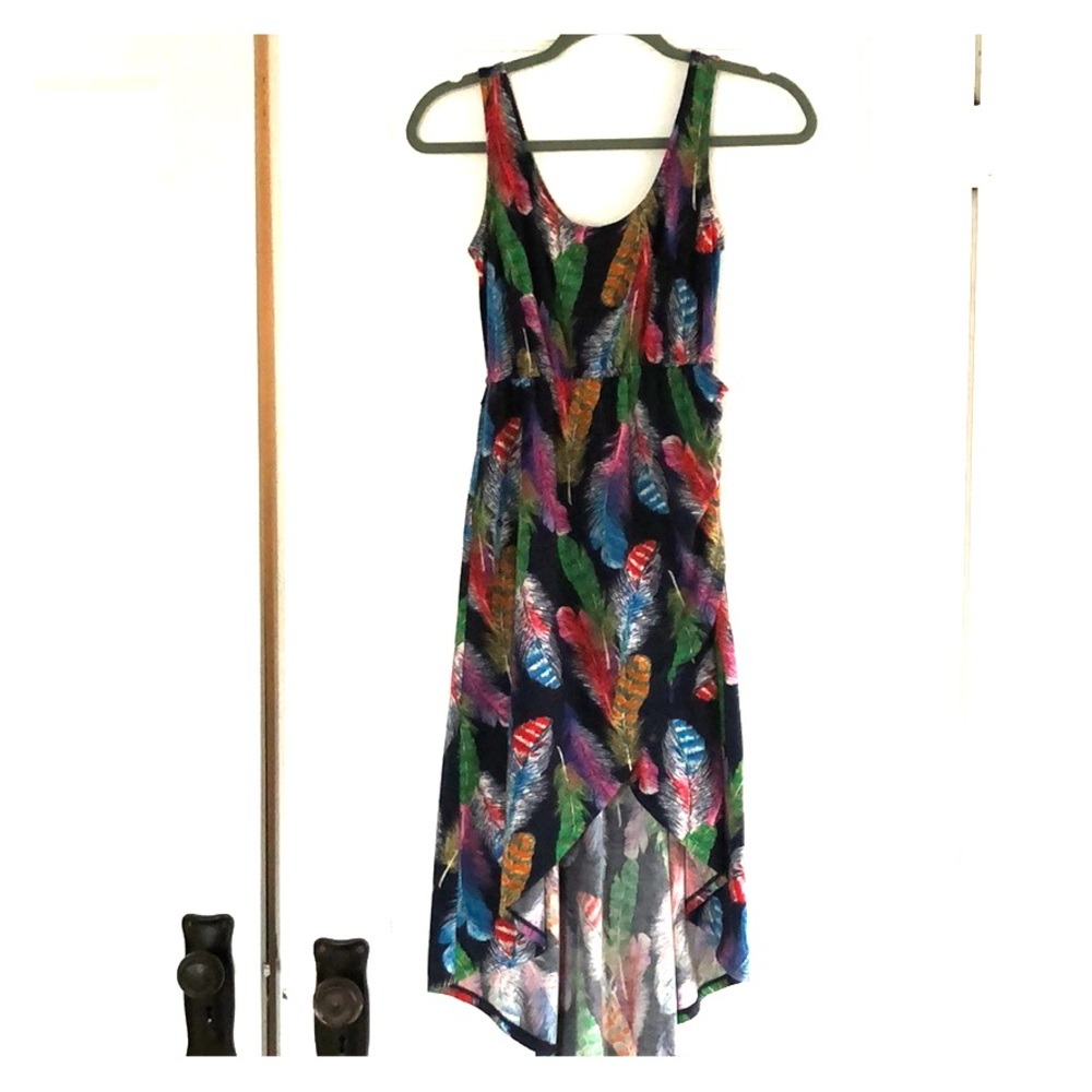 Summer feather dress